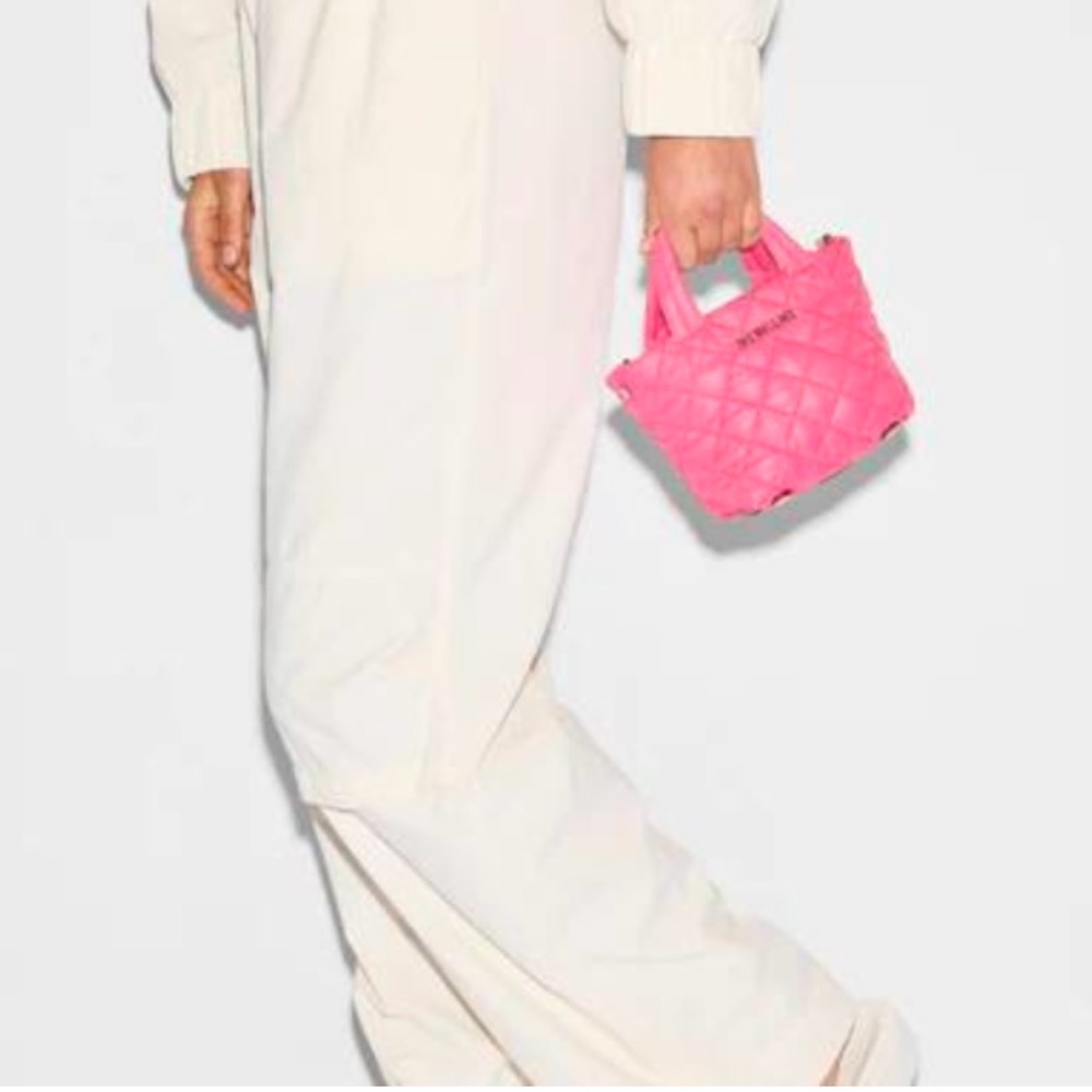 MZ Wallace Flamingo Quilted Tote
